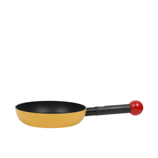 Yellow/Red Fry Pan 8" Bubble Pan