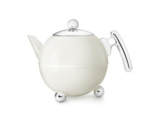 41 fl oz Teapot SS White Cloud BELLA RONDE