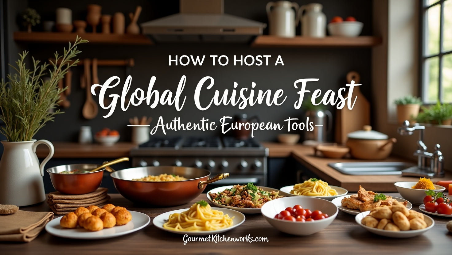 How to Host a Global Cuisine Feast Using Authentic European Tools