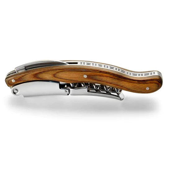 Nebbiolo Grand Crue Sommelier Corkscrew Wine Opener, Light Wood WF-2L