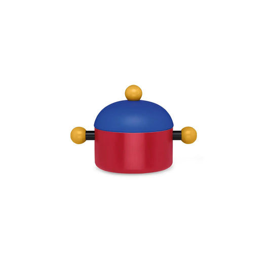 3 Qt Casserole w/Lid 24 cm Bubble pan Red/Yellow/Blue with Lid