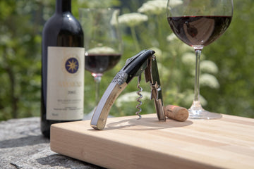 Primitivo Sommelier Corkscrew with Buffalo and Ram Horn Handle