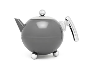 41 fl oz Teapot SS Cool Grey BELLA RONDE
