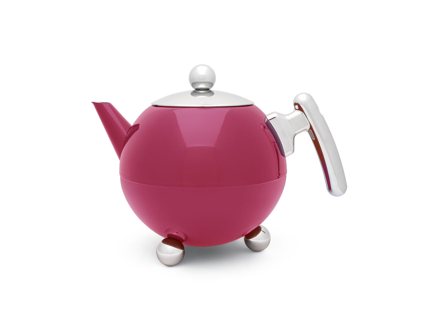 Teapot Duet® Bella Ronde 1.2L, Dark Magenta