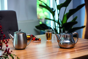 Teapot Duet® Eva 1.1L, satin finish