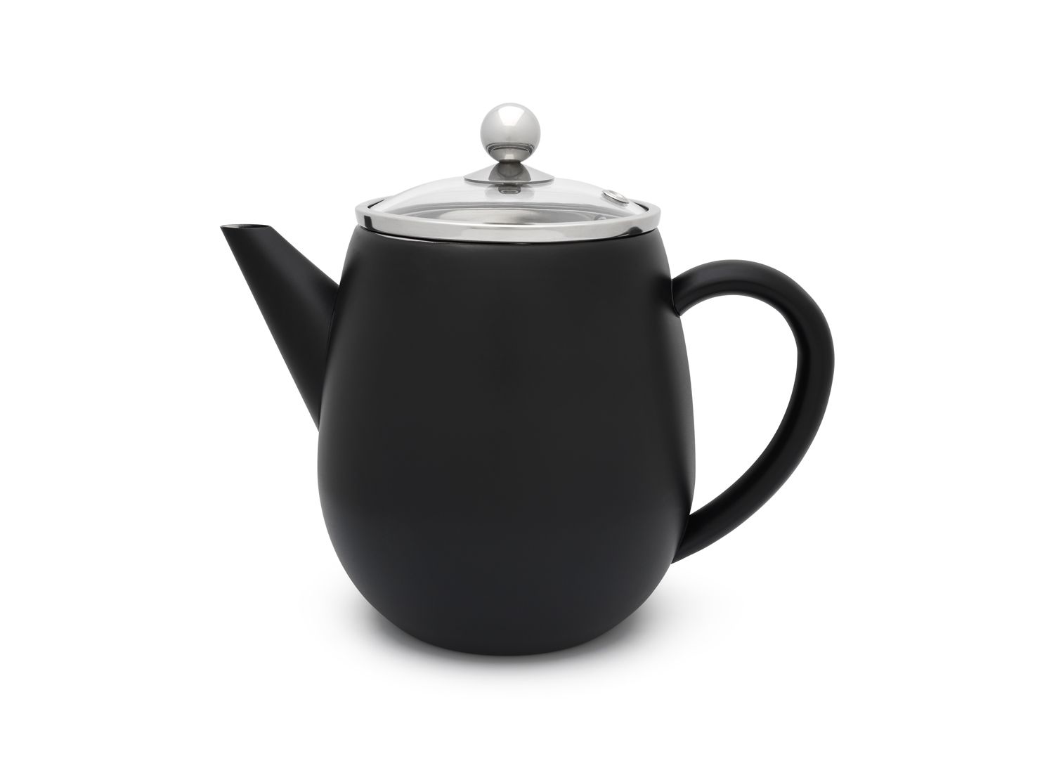 Teapot Duet® Eva 1.1L, Matte Black