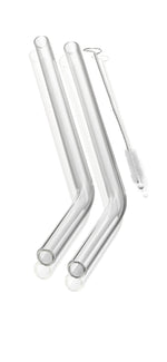 Load image into Gallery viewer, Glass Straws Clear 4 pk 23cm 12704
