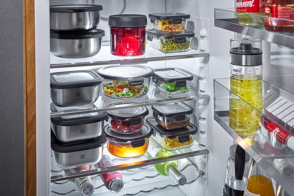 Food storage container PROVIDO, round, 1.000 ml (Freshness control and –  Gourmet Kitchenworks