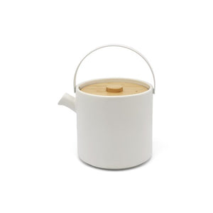 Tea set Umea 1.2L with warmer, white