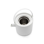 Load image into Gallery viewer, Tea set Umea 1.2L with warmer, white
