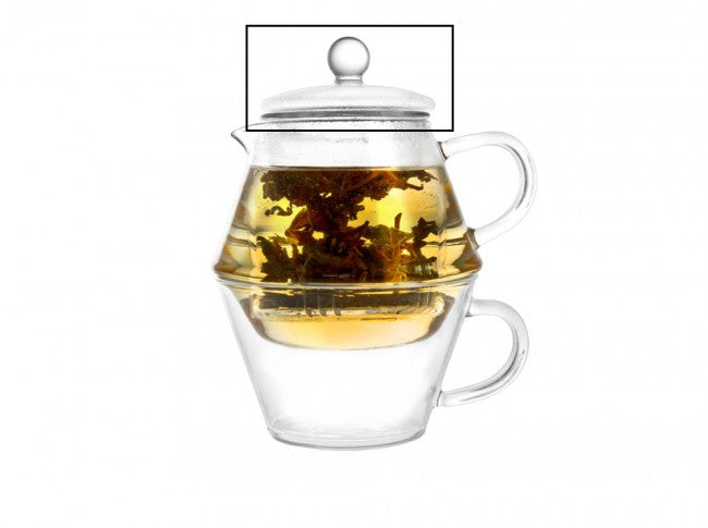 14 fl oz Teapot for One Portofino Glass