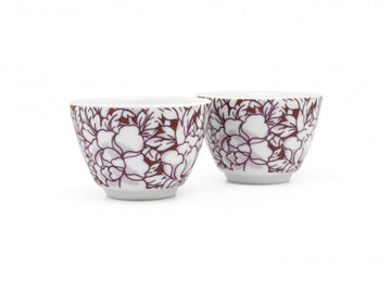 Cups Yantai Red Set of 2