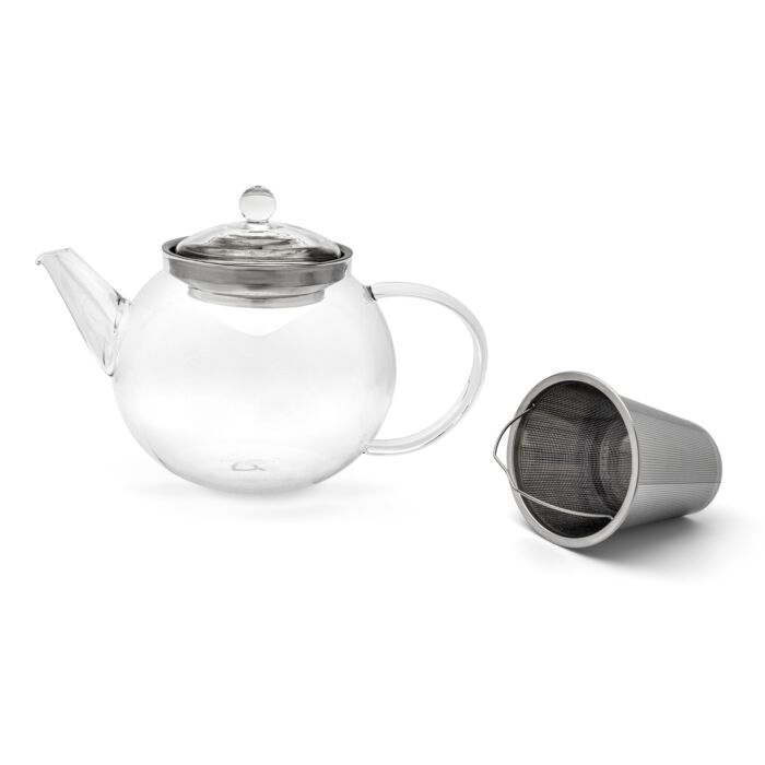Glass Teapot with Stainless Filter RAVELLO