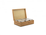 Load image into Gallery viewer, Tea box Bamboo with 6 canisters
