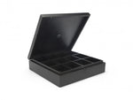 Load image into Gallery viewer, Tea box 12-compartments Bamboo, black
