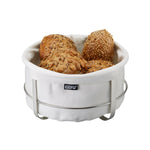 Load image into Gallery viewer, Bread Basket Round White 33660
