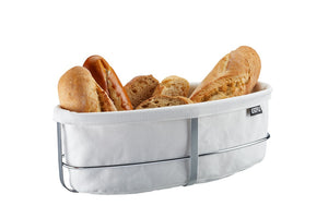 Bread Basket Oval White 33661