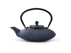 27 fl oz Teapot Cast Iron Blue XILIN