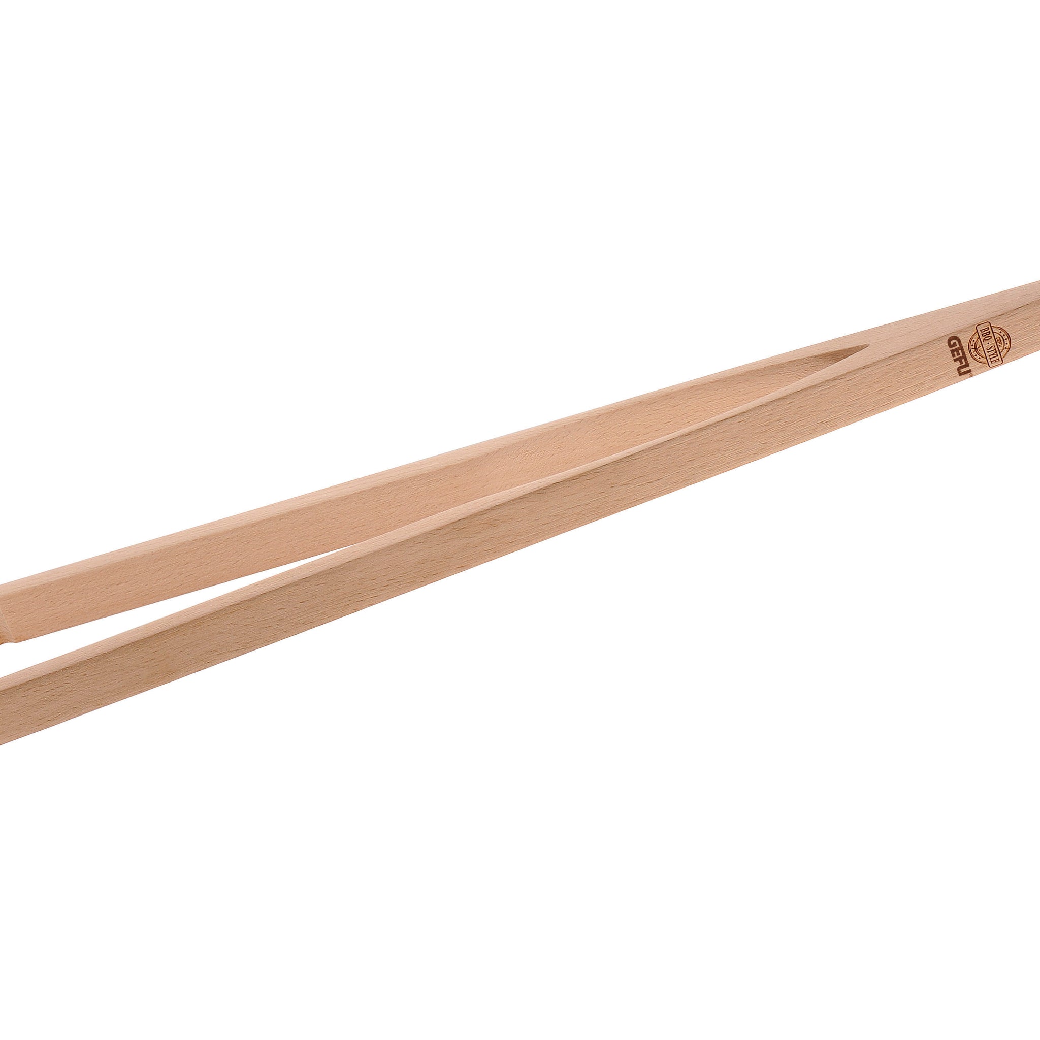 Wood BBQ Tongs