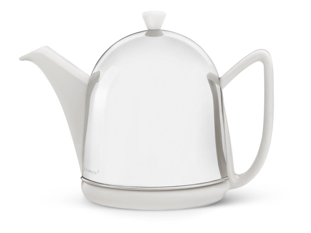 1510W Teapot Ceramic/SS Spring White COSY MANTO