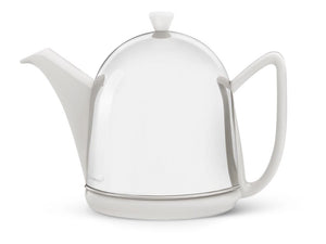 1510W Teapot Ceramic/SS Spring White COSY MANTO